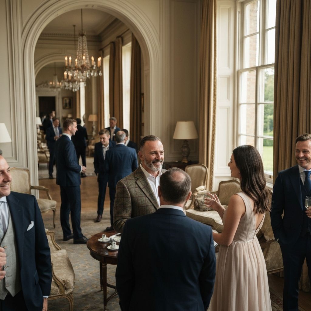 Elegant professional setting representing British heritage and luxury matchmaking